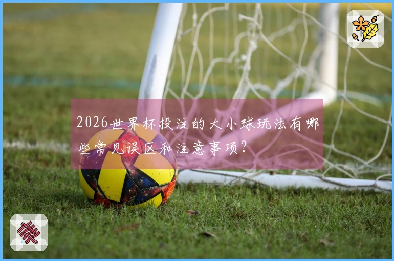2026世界杯投注的大小球玩法有哪些常见误区和注意事项？